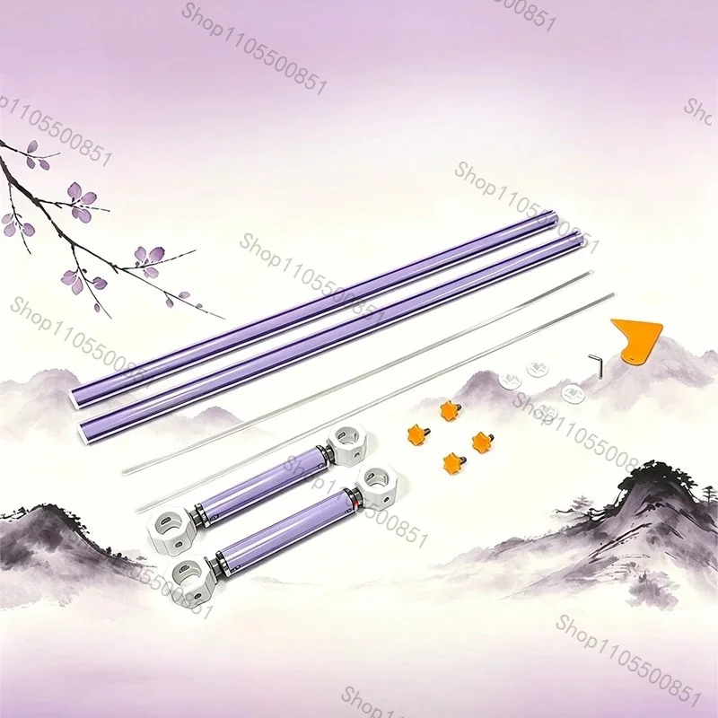 suitable for Twilight Mountain Purple Cross Stitch Mini Four-slot Slide Bar M Stretch