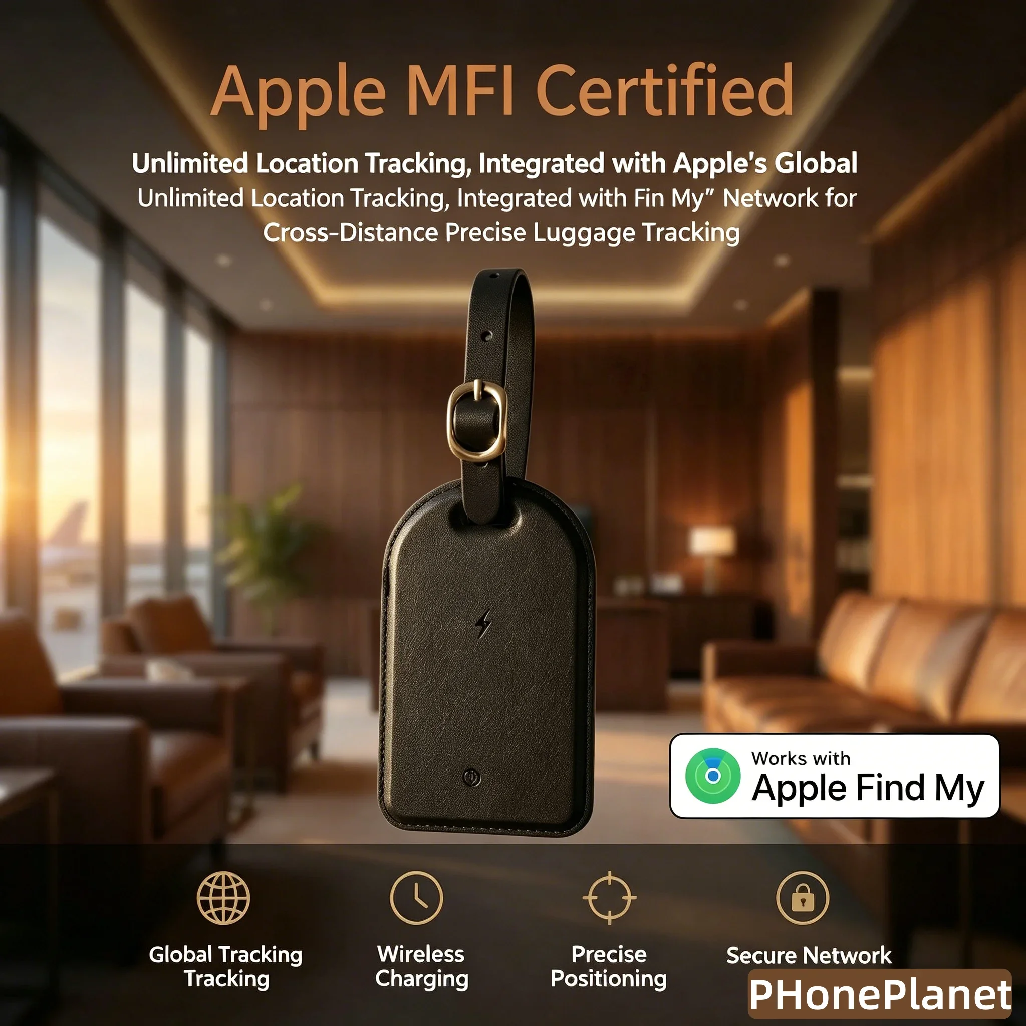 apple-find-my対応-盗難防止荷物タグロケーター-ワイヤレス充電スマート紛失防止トラッカー-スーツケース＆荷物用