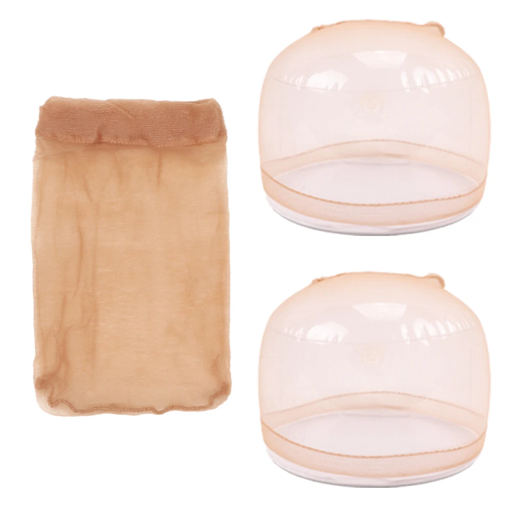 Plussign 2 pçs hd peruca boné para perucas dianteiras do laço silicone peruca aperto bandana peruca acessórios hd peruca bonés antiderrapante faixa de cabelo para perucas