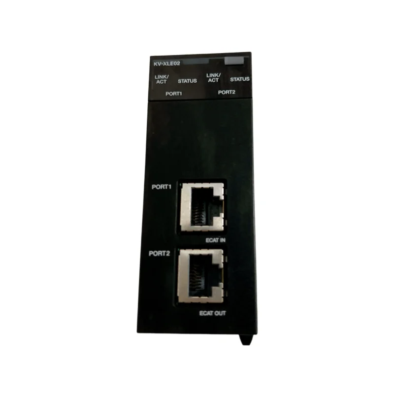 Original KEYENCE KV-XLE02 Programmable Logic Controller Ethernet Unit 2 Ports Can Be Connected to Mainstream Industrial Buses