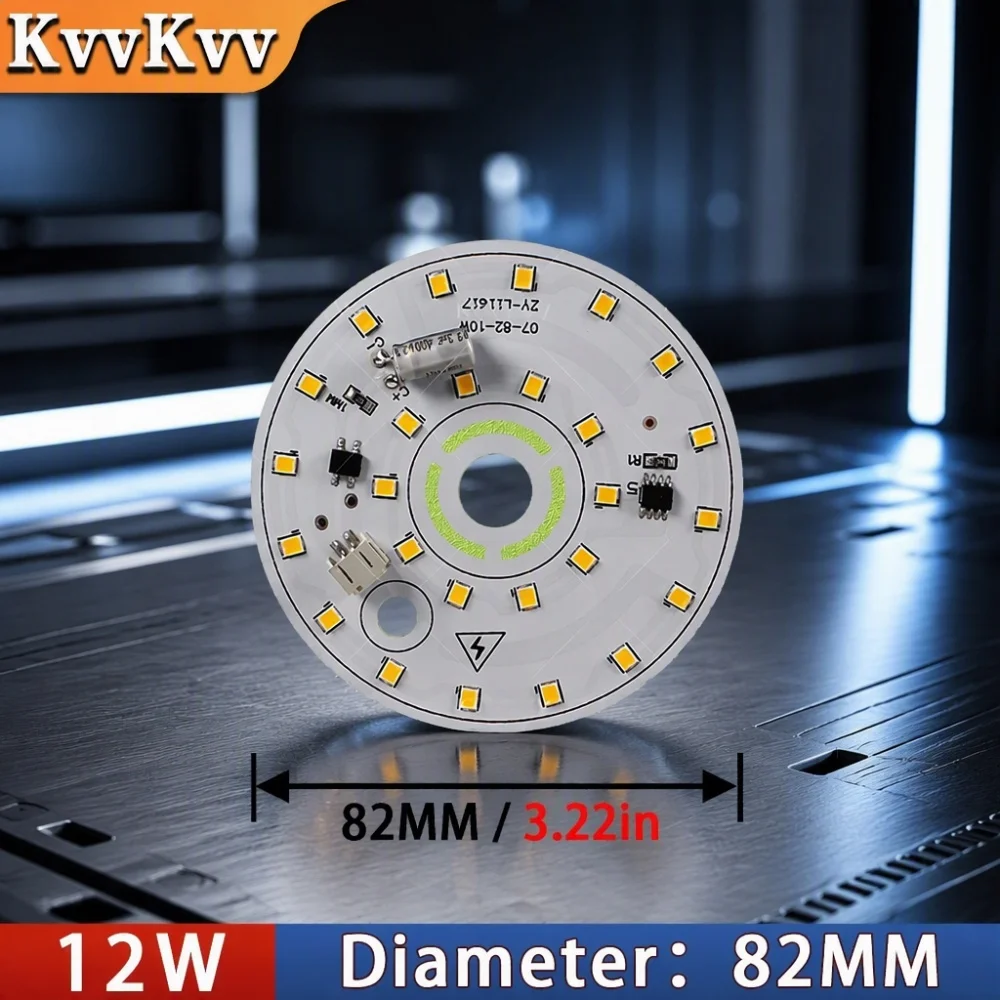 Smart IC LED Chip Downlight 5W 6W 12W 15W AC220V/240V No Driver Warm White High-Power DIY Ceiling Spotlight Energy Saving