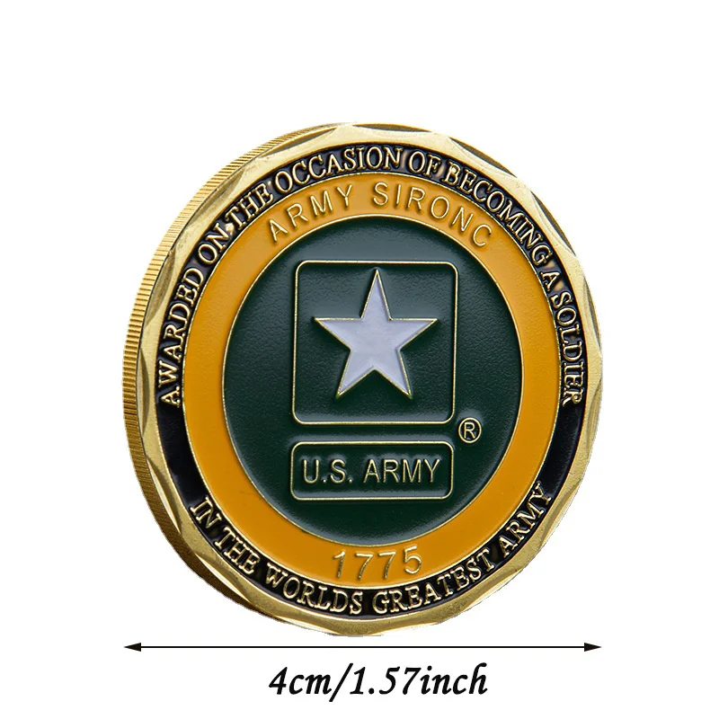 Souvenir Coin Veterans Memorial Coin US Army Military Challenge Coin