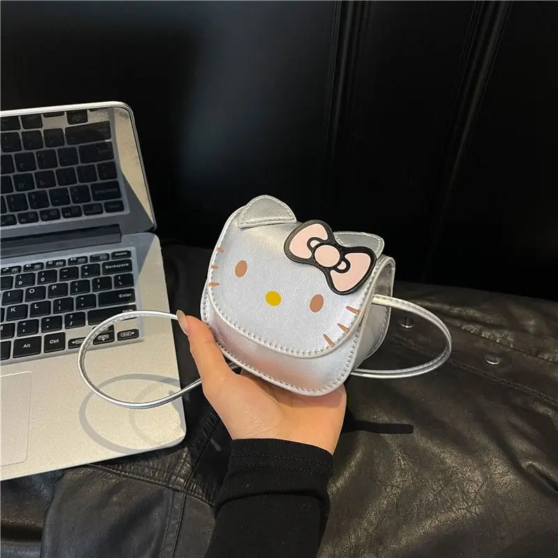 헬로 키티 만화 크리 에이 티브 미니 변경 저장 가방 귀여운 패션 다목적 의류 액세서리 크로스 바디 백 생일 선물