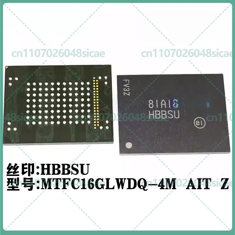 

1-2 шт. новый набор микросхем MTFC16GLWDQ-4M AIT Z HBBSU BGA EMMC