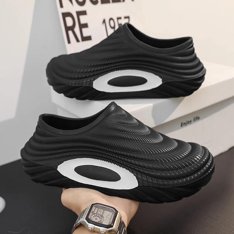 Baotou Slippers for Men 2025 New Model Non-Slip Anti-Odor Sports Outdoor Waterproof Sandals Kitchen Work Shoes