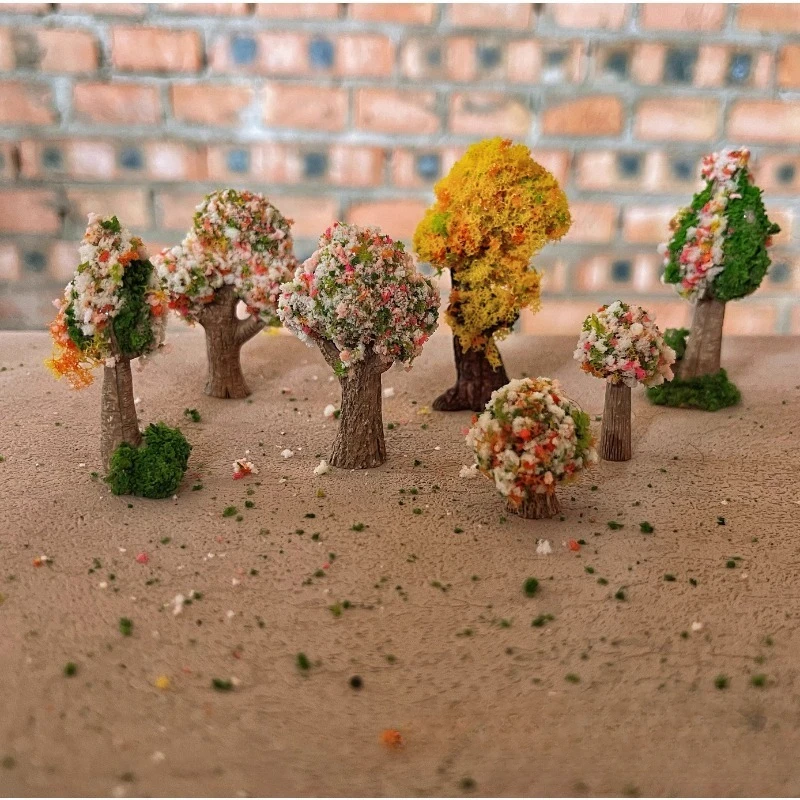 

Emulation Miniature Plant Mini Cherry Blossom Tree Maple Tree Micro Landscape Sand Table Model Props Decoration Ornaments