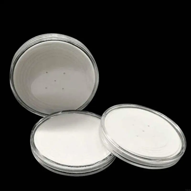 N84C 10pcs Clear Rodada 70 mm ajuste direto Cápsulas moeda suporte aéreo armazenamento exibição