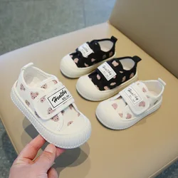 2024 Spring Autumn New Children Canvas Shoes Boys Girls Casual  Board Shoes Cartoon Soft Sole Childrens Shoe Kids Canvas Shoe