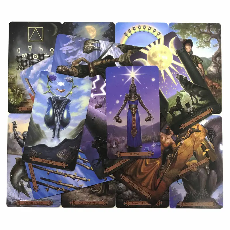 Tarot cartas com conjuradores modernos, oráculo, entretenimento, reunião familiar, jogo de tabuleiro, guia pdf