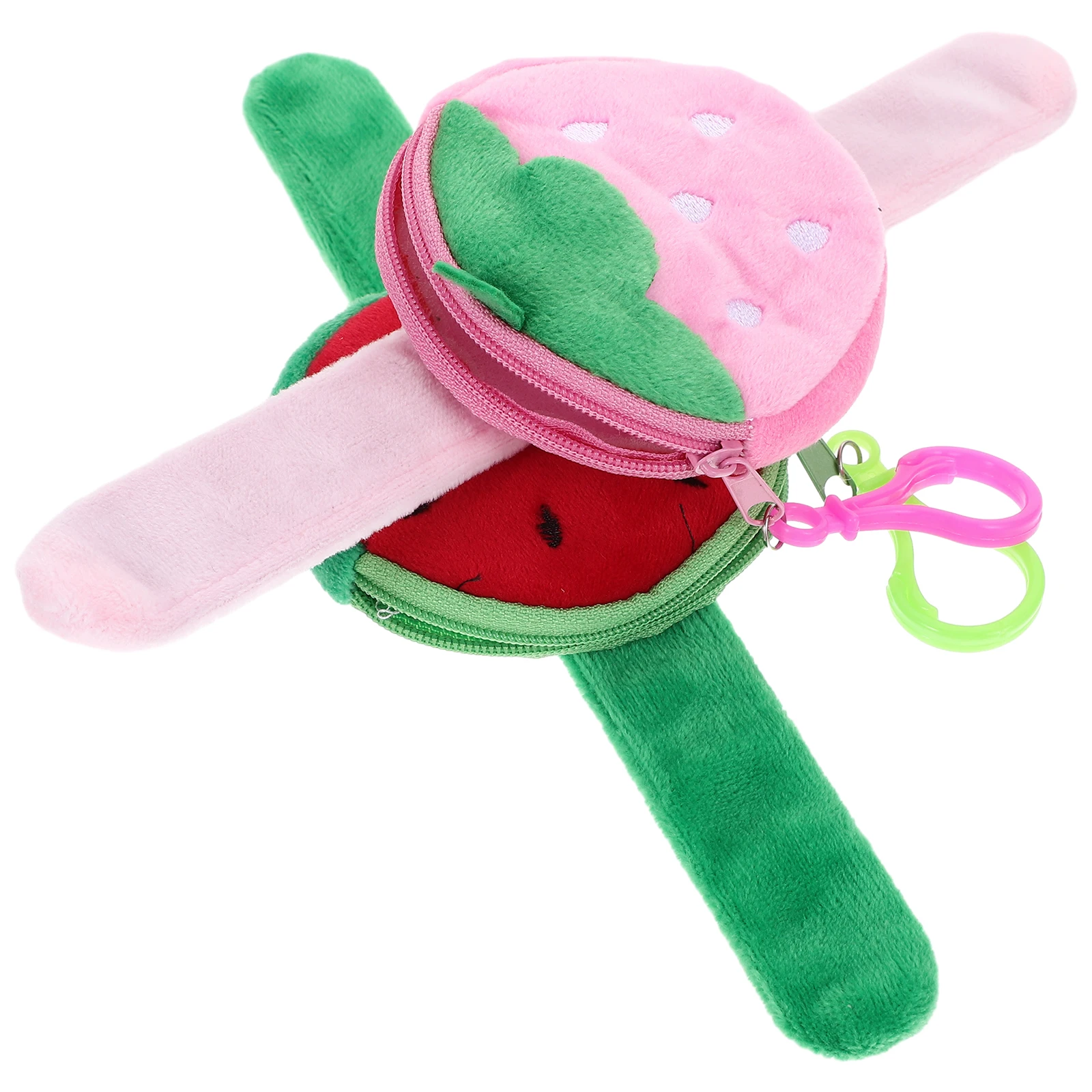 

2 pcs Slap Bracelets Fruit Bands Strawberry Snap Wristbands Kids Party Favors Gift Bag Fillers Toys Makeup Play