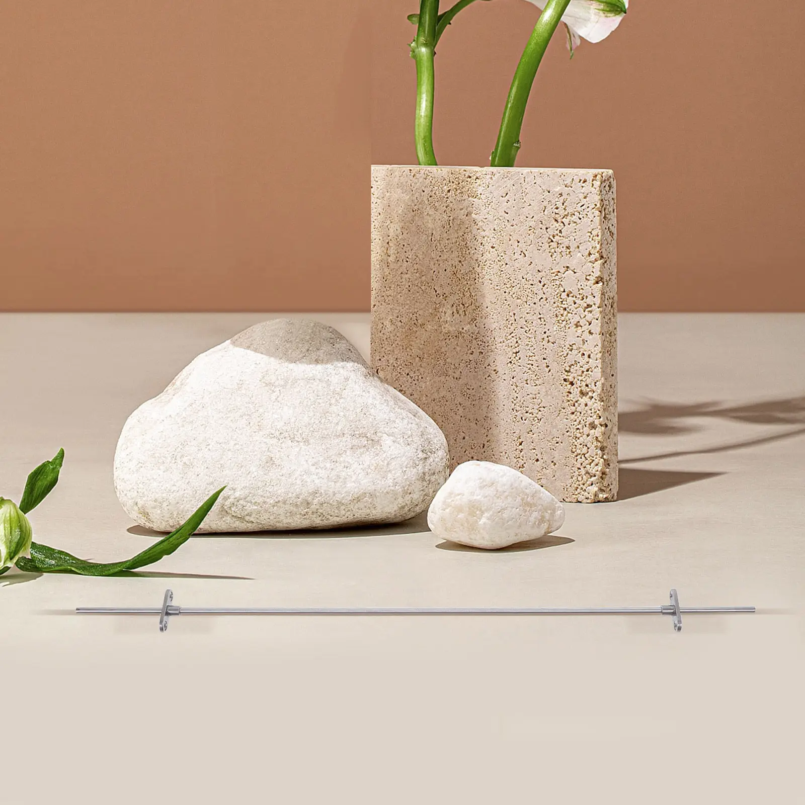 

50Cm Stainless Steel Hanging File Folder Bar for Drawer Replacement File Cabinet Hanging Rail Heavy-Duty Rustproof Office