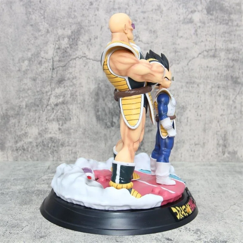 Figura de acción de Dragon Ball Vegeta Nappa, figura de traje espacial de pie, estatua de Pvc, modelo de adornos de escritorio, regalo de cumpleaños, 35cm, nuevo