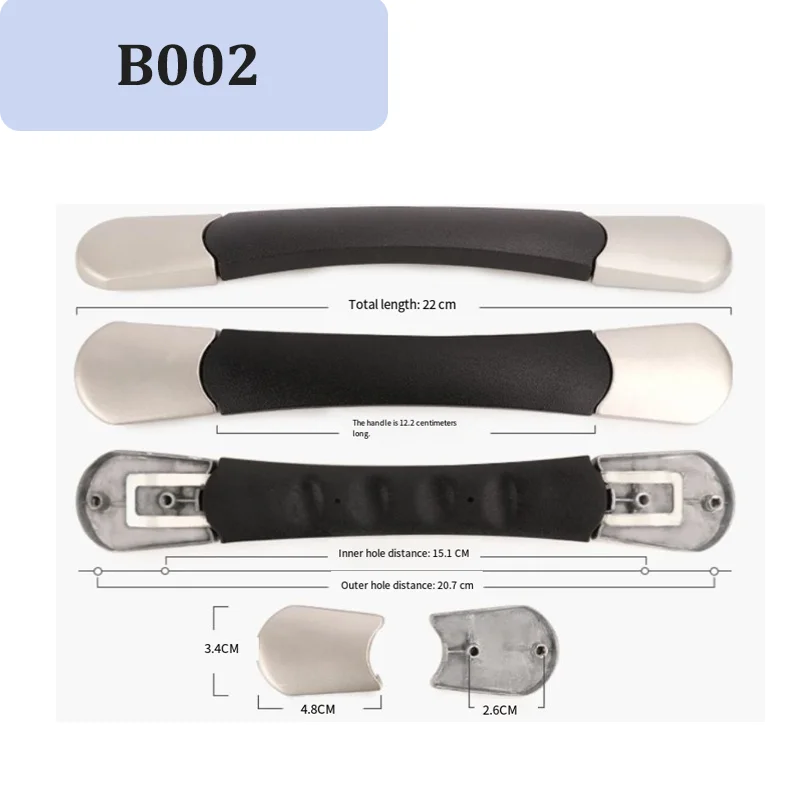 لمقبض الأمتعة B007 ثقوب التركيب الأصلية تناسب مثالي تركيب خالٍ من الضرر لا مزيد من المتذبذب مثل الجديد