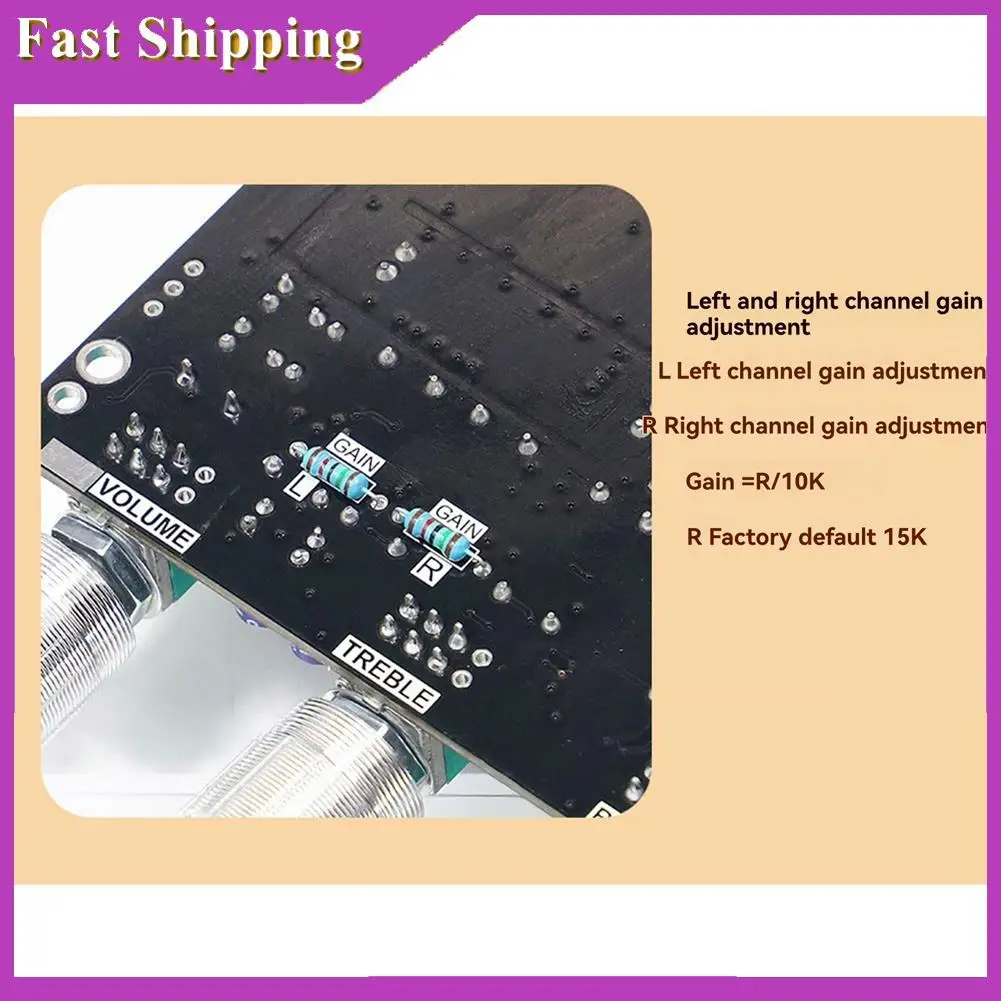 

ABRI-T3002P Upgrade 300Wx 2 Bluetooth Digital Power Amplifier Board TPA3255 Stereo Subwoofer High Bass Adjustment Amplifier