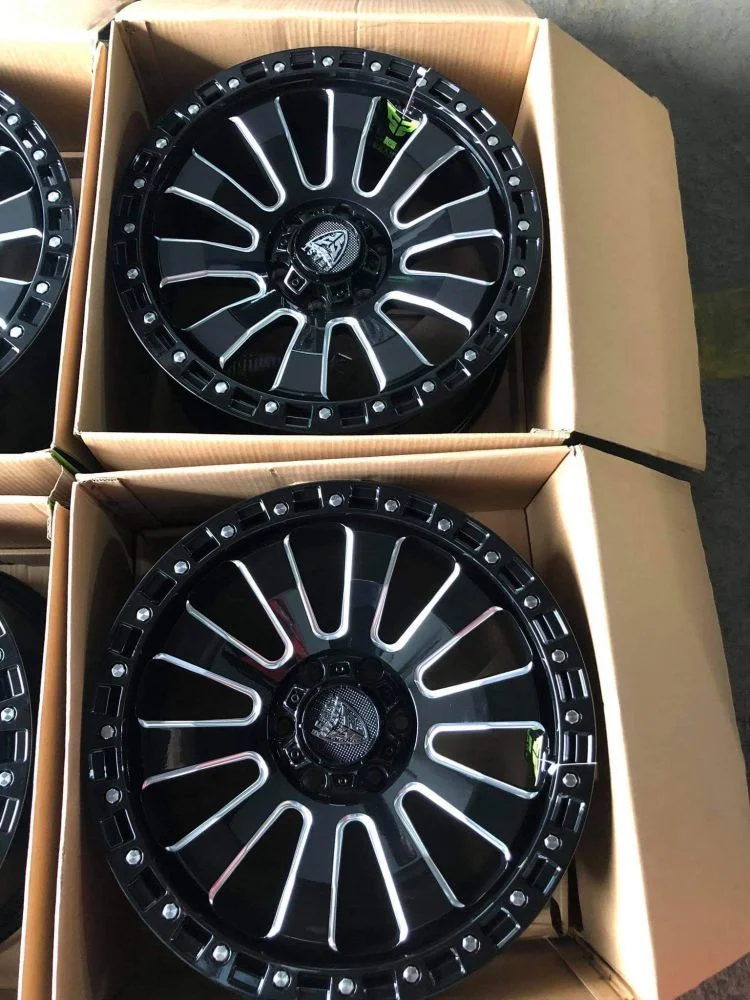 تسليم المصنع مباشرة عجلات BEAST للطرق الوعرة 6*139.7 أكياس 17 18 0 بوصة إطارات السيارة الدوارة محور العجلة 4x4 جنوط سبيكة لاقط جيه