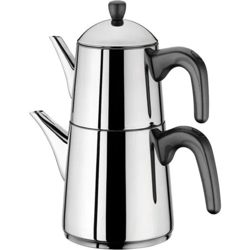 Aryıldız Viole Silvery Black Big Teapot Suit