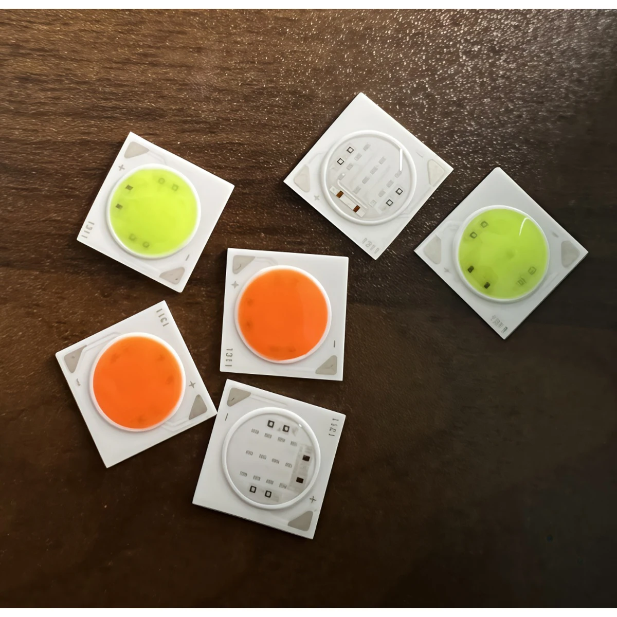 5 قطعة COB 220 فولت 5 واط LED رقاقة أحمر أخضر أزرق ضوء 1311 لمبة المسار ضوء الخرز النازل