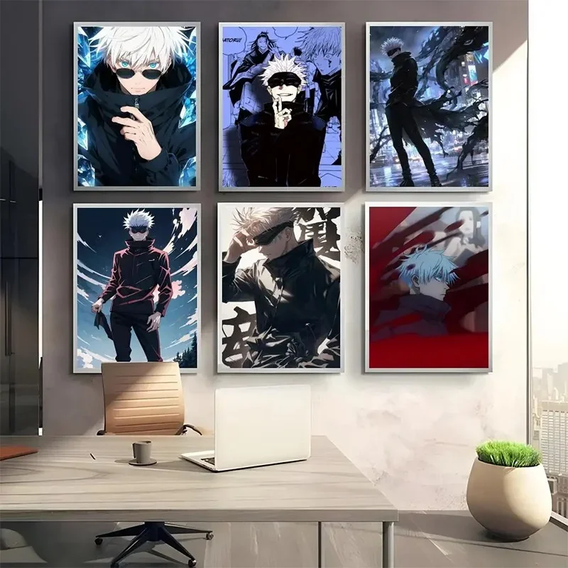 Jujutsu Kaisen Gojo Anime 5D Full Round Drill Diamond Painting Eyepatch Mosaic Embroidery Art Home Wall Decor DIY Craft
