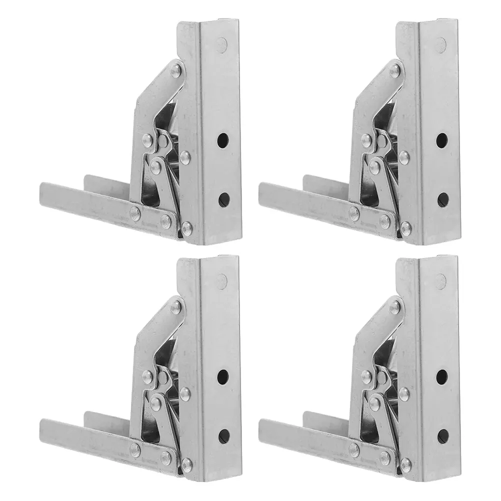 

Hinge Cabinet Door Foldable Shelves Flush Mount Hinges Angle Folding with Screw Built-in Doors