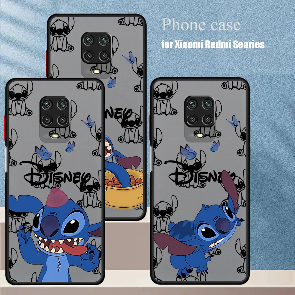 Disney Stitch Funny Phone Case for Redmi 9 9A 9i 9C 9T 10 2022 10 10C 10A 12 4G 12C 13C 4G 5G K40 Pro A1 Plus A2 Plus