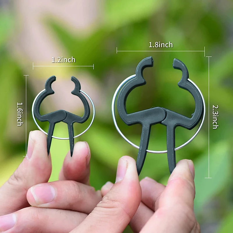 10/20PCS Reusable Plant Fixed Clips Greenhouse Bracket Fastener Clamp For Fixing Vine Flower Vegetables Stems Garden Supplies