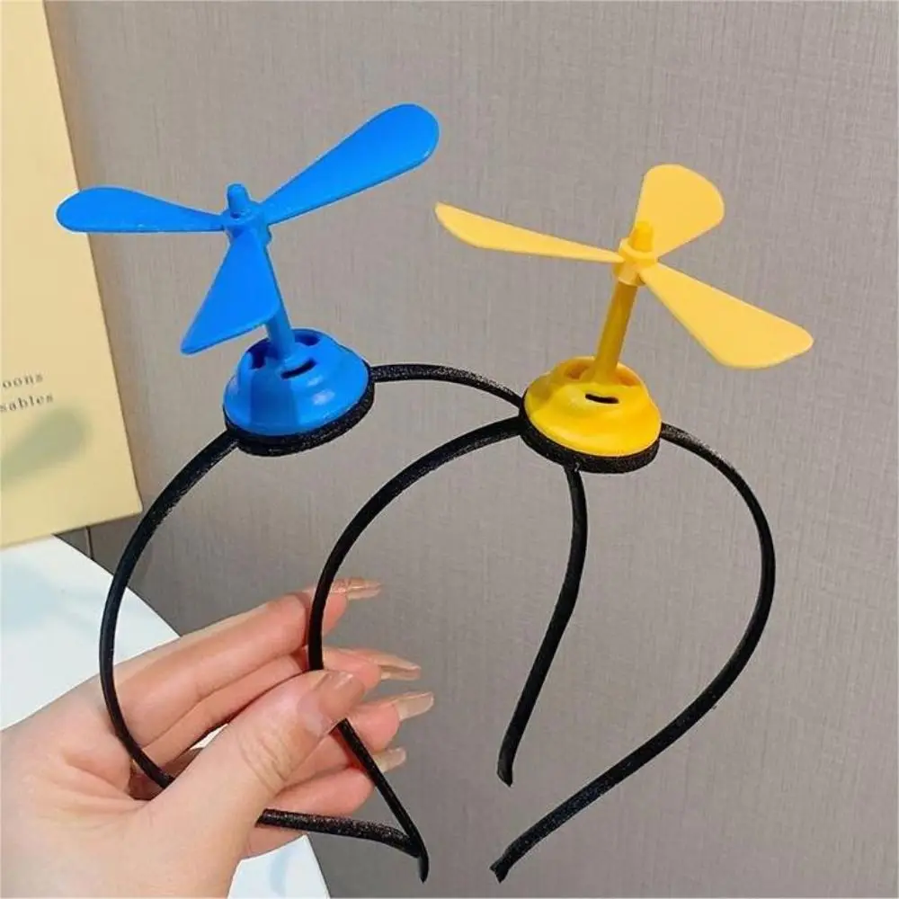 Cute Windmill Shape Creative Hair Hoop Fan Hair Accessories Korean Style Headband Headdress Headwear Funny Hair Band Unisex