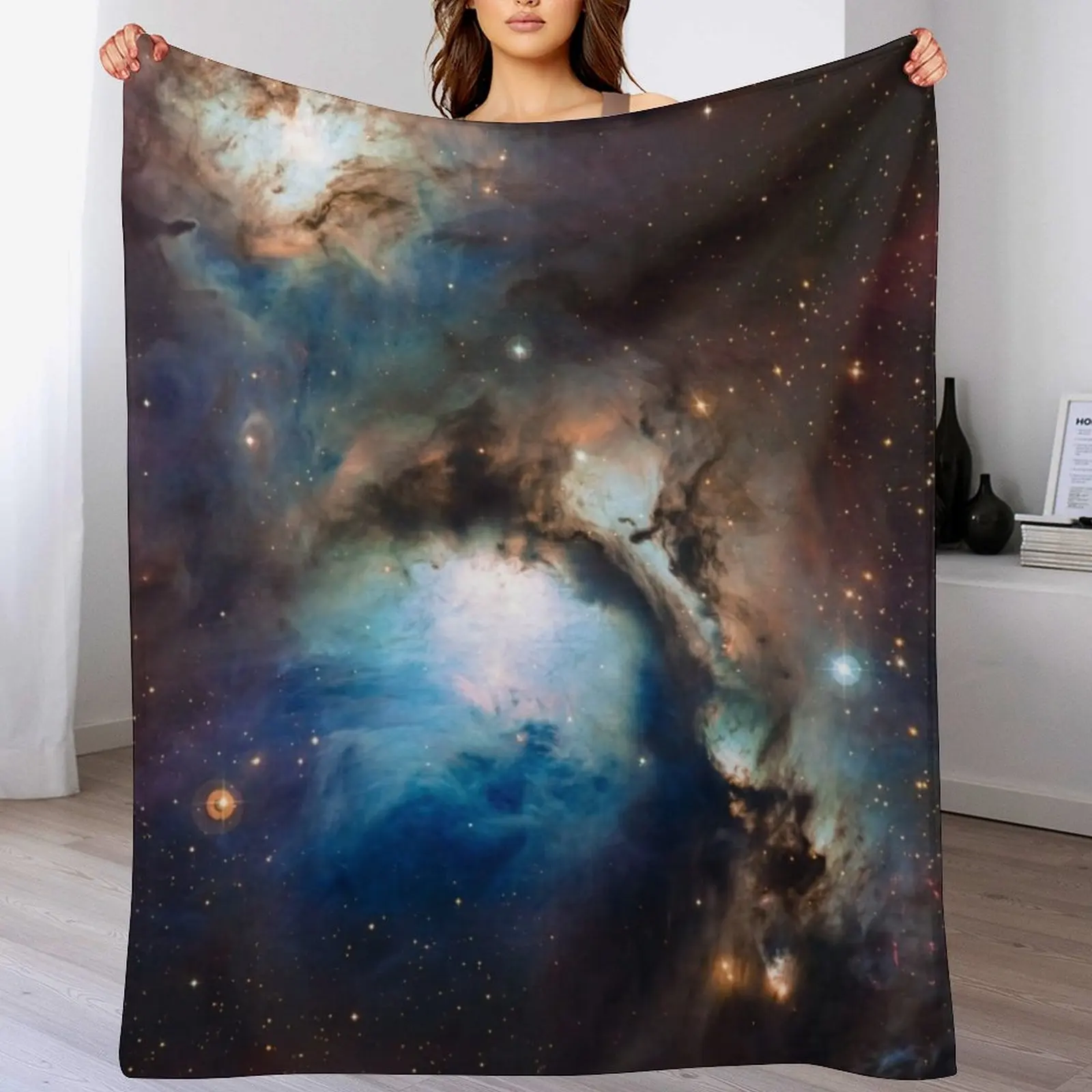 

Reflection Nebula in Orion Throw Blanket Luxury Brand manga Blankets