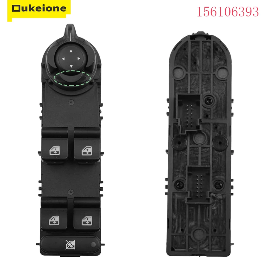 

Without Folding For Alfa Romeo Giulietta 940 2010-2019 Electric Power Master Window Control Switch Regulater Button 156106393