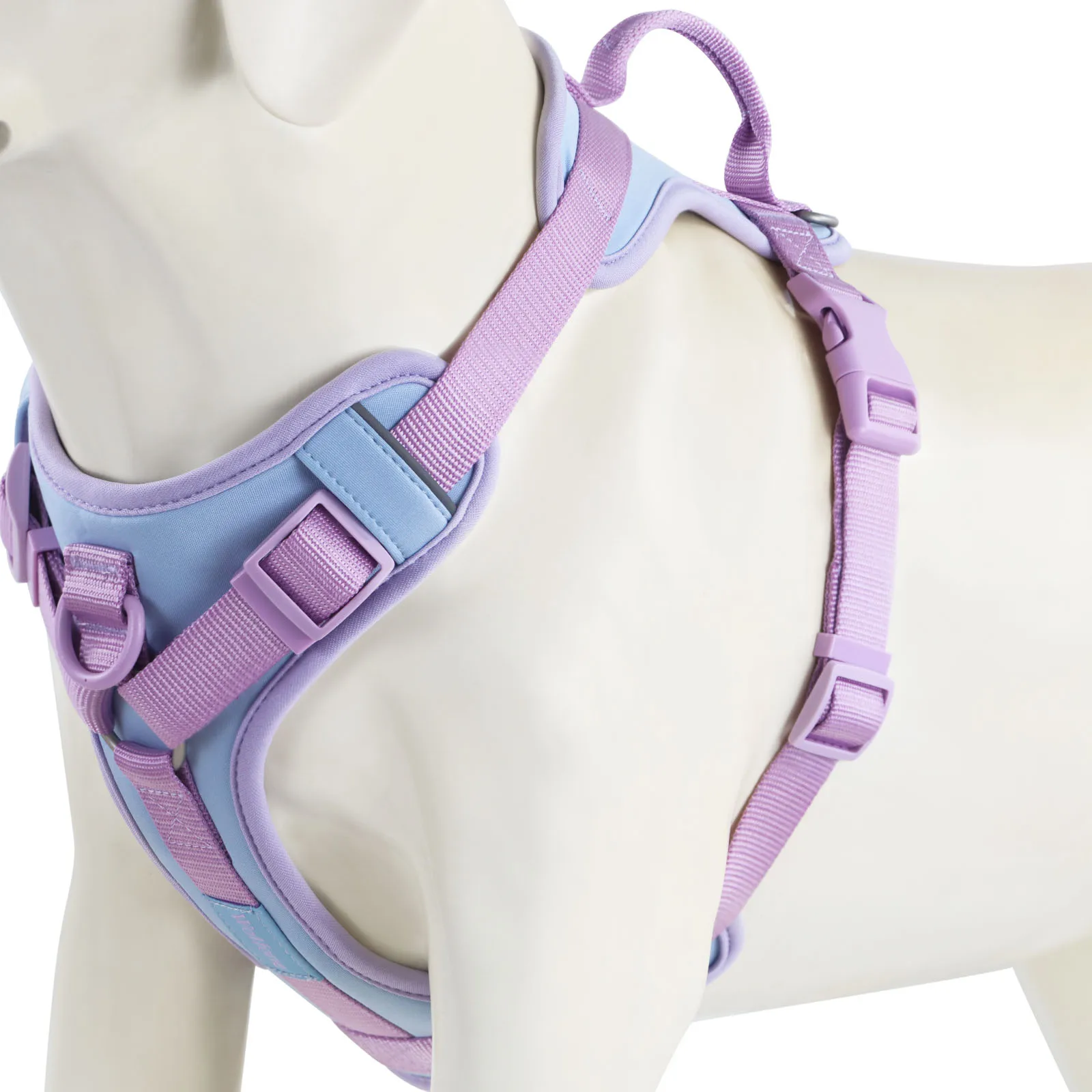Colori di giunzione per pettorina per cani di taglia media, anti-trazione per cani di taglia grande e piccola, pettorina regolabile con cinturino pettorale, pacchetto personalizzabile_voghion.com