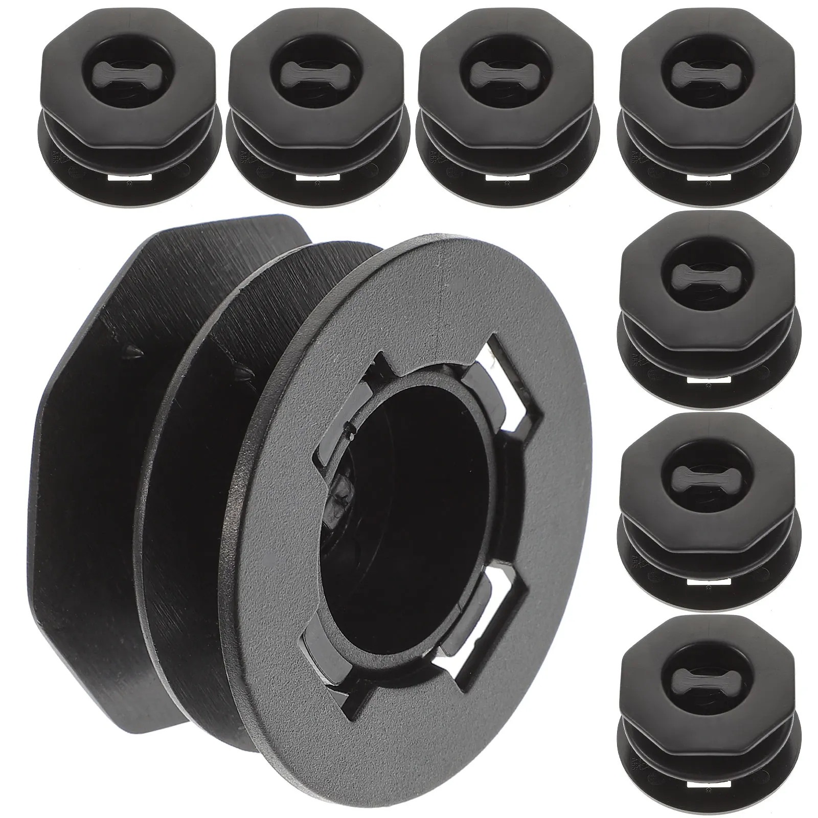 

24pcs Anti Slip Car Mat Clips Black Circular Holders Carpet Fix Floor Mats Non Sliding Auto Interior Accessories