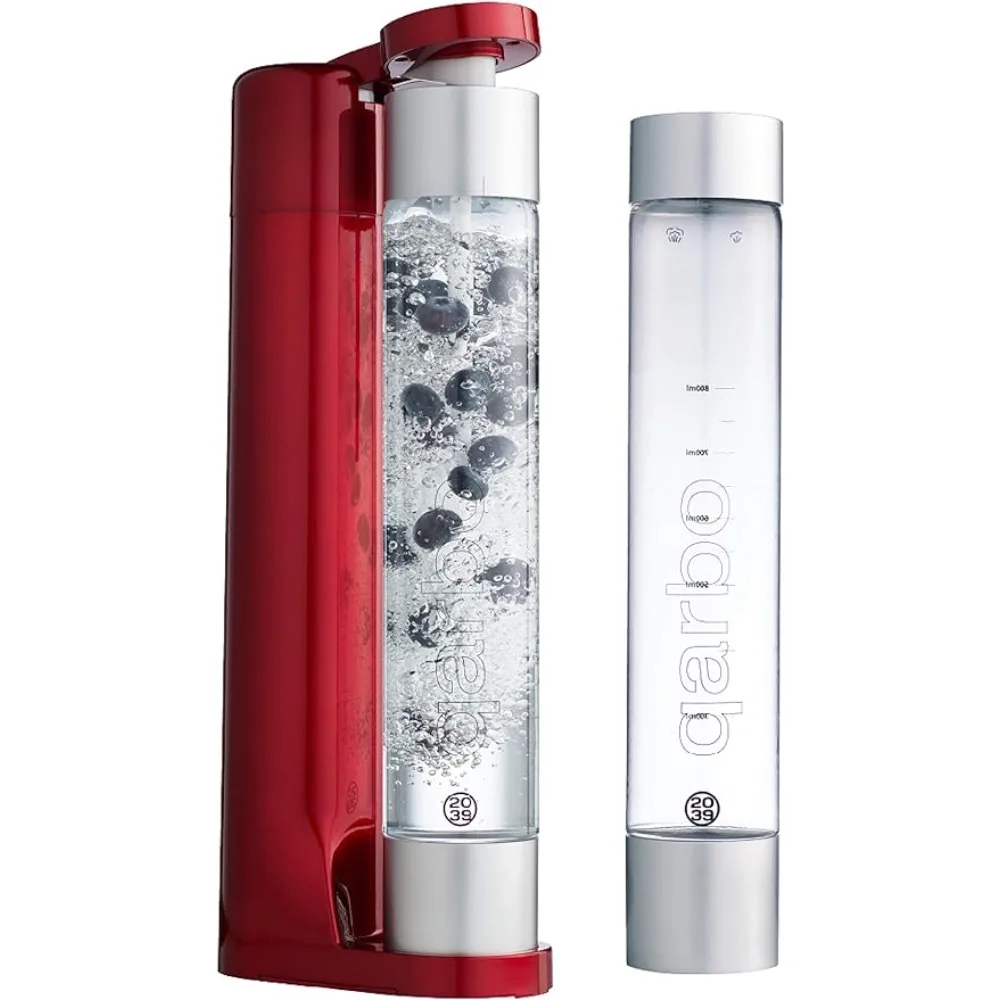 

Sparkling Water Maker Machine - Soda Beverage Carbonator for Home, Seltzer & Carbonated Beverage Dispenser soda water machine