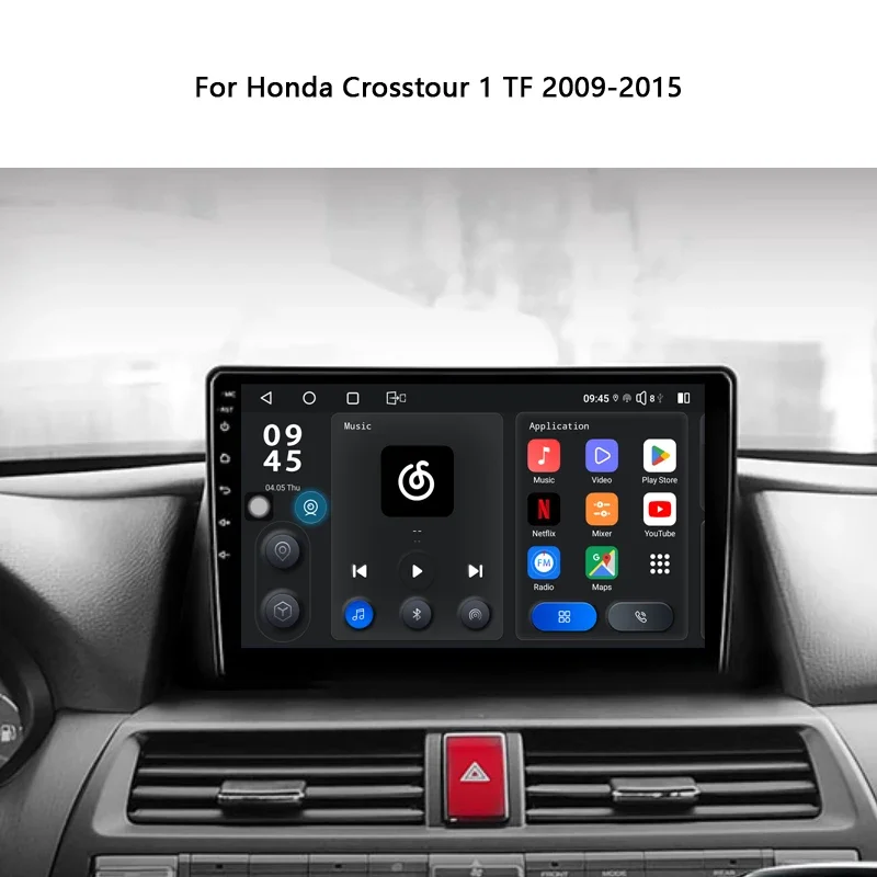 Idoing10,2-автомобильный стерео Android-радиоплеер для Honda Crosstour 1 TF 2009-2015, головное устройство, мультимедийное видео, GPS-навигация, без 2din