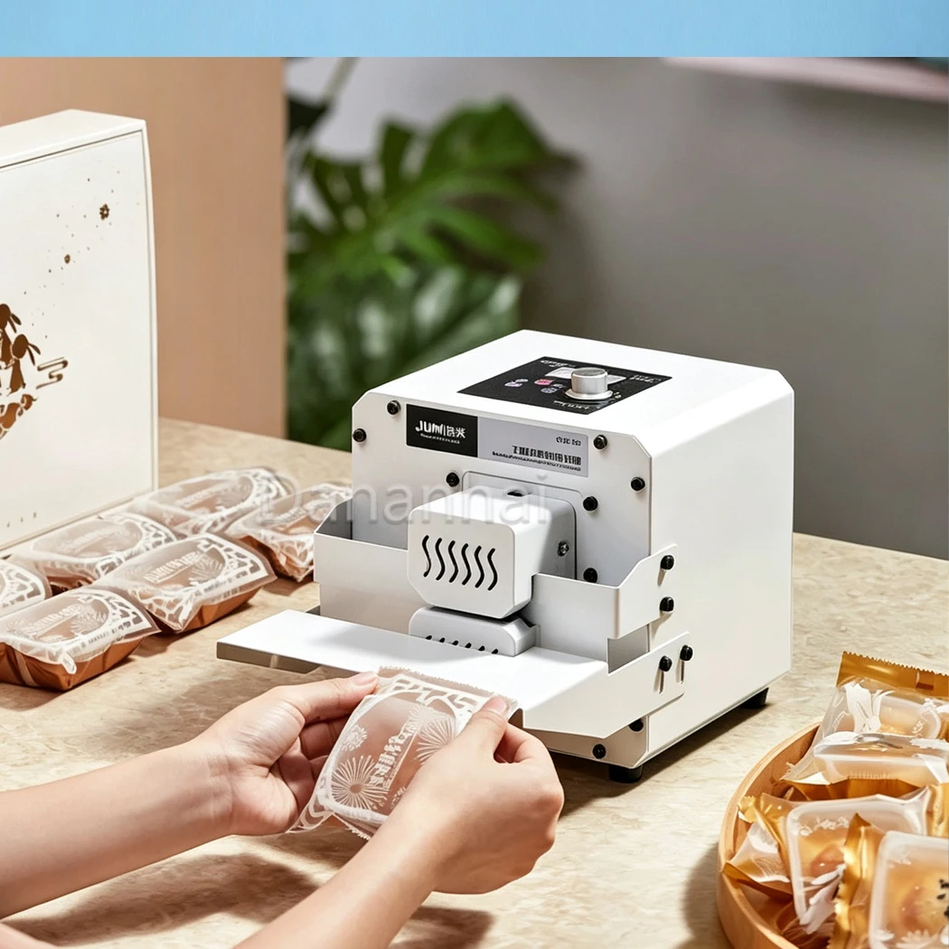 Heat Sealing Equipment Machine Continuous Roller Sealer For Retail Plastic Pouch Bag Packaging
