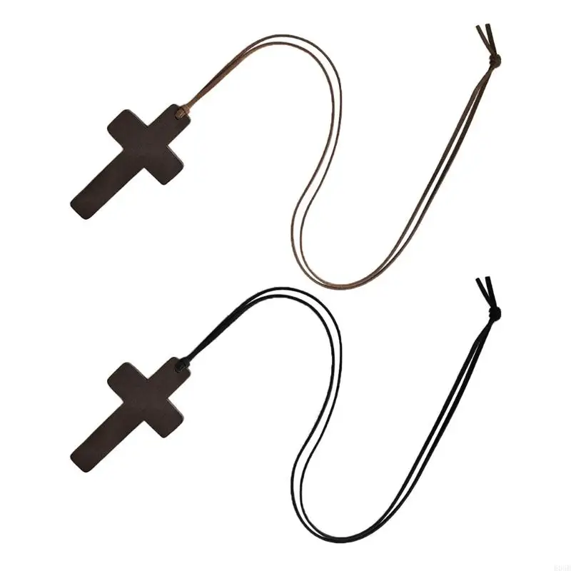 E06b natural para colar pingente cruzado crucifixo Crucifixo Jesus Colar Pingente Ornamentos Mulheres M