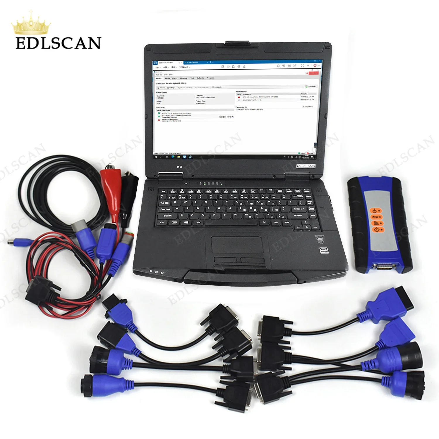 2024 Diesel universal heavy duty truck For Nexiq 2 USB Link 125032 dpa5 N2 excavator diagnostic scanner tool with CF54 laptop