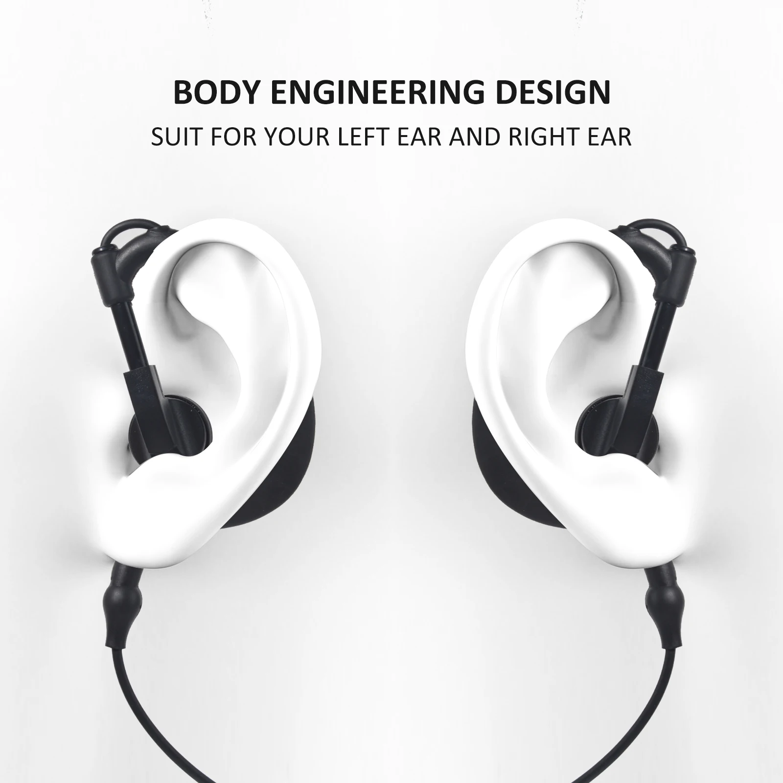 APX 6000 Earpiece XPR 7550e Headset G Shape with Mic PTT for Motorola Radios APX 8000/7000/4000 XPR 7350e/7580e/7380e/7550/7350 view 5