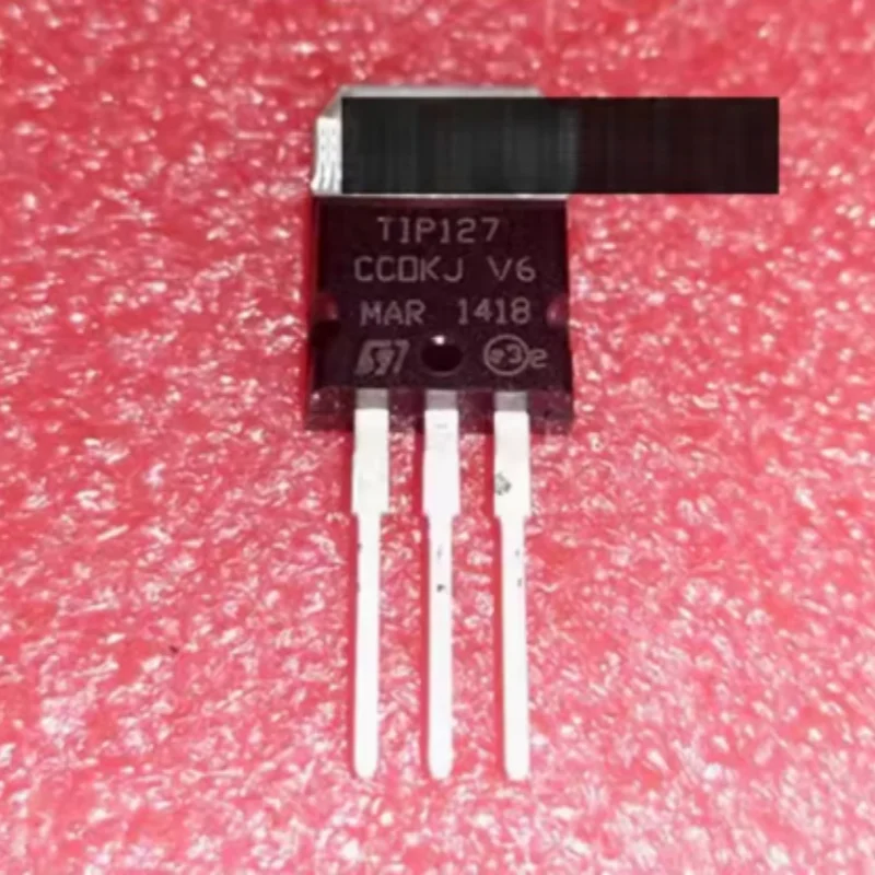 10pcs original TIP127 5A 60-100V 65W Field effect tube TO-220 Crystal power amplifier, high-power matching