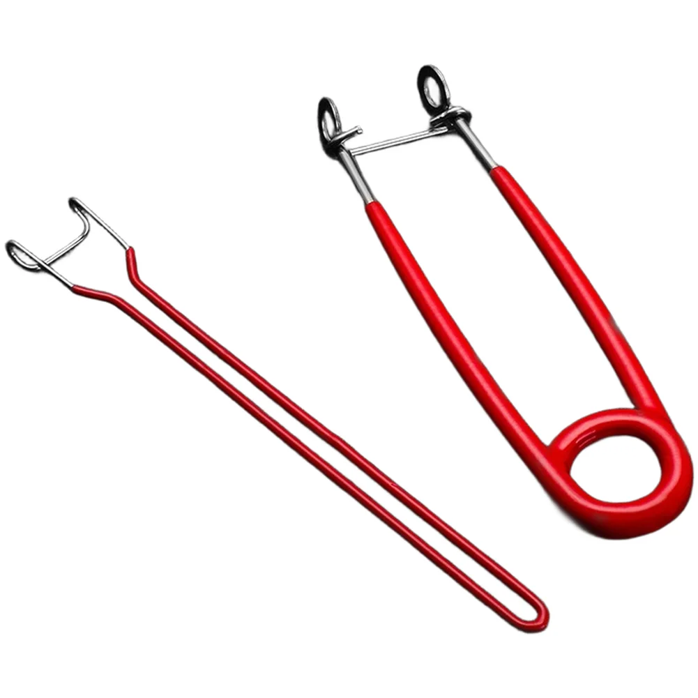 Frog Opener Tool 2PCS Set 304 Stainless Steel for Fishing Hook Removal Non Slip PVC Grip 41.5x30.5x6.5cm Fishing Accessory