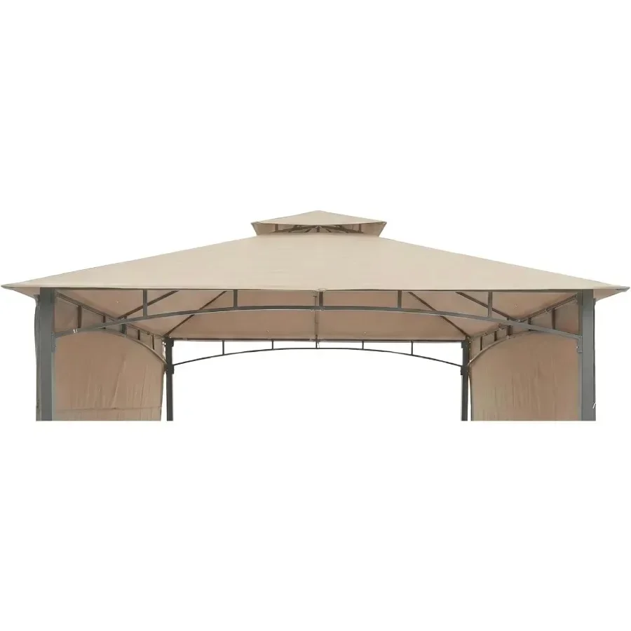 RipLock 350 Replacement Canopy Top Cover Compatible with Devonshire Double Awning 10'x10' Gazebo Models