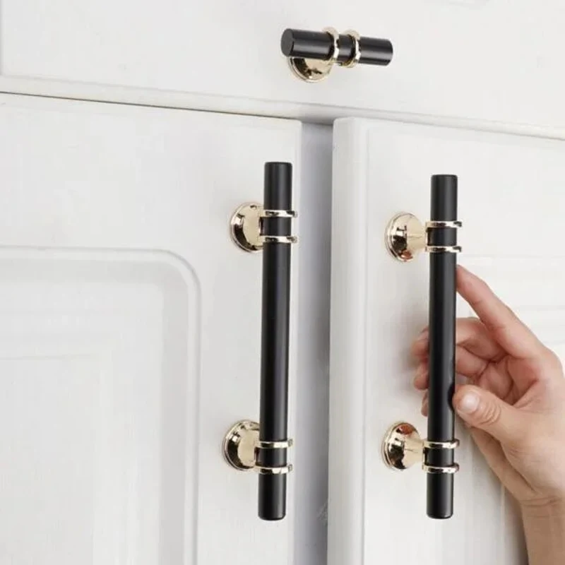 

Extended Wardrobe Handle Light Luxury Drawer Large Cabinet Door Modern Simple Gold Handle T-bar Drawer Wardrobe Handle