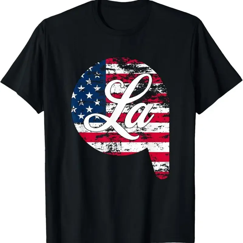 Funny Kamala Harris 2024 President Comma La American Flag T Shirt
