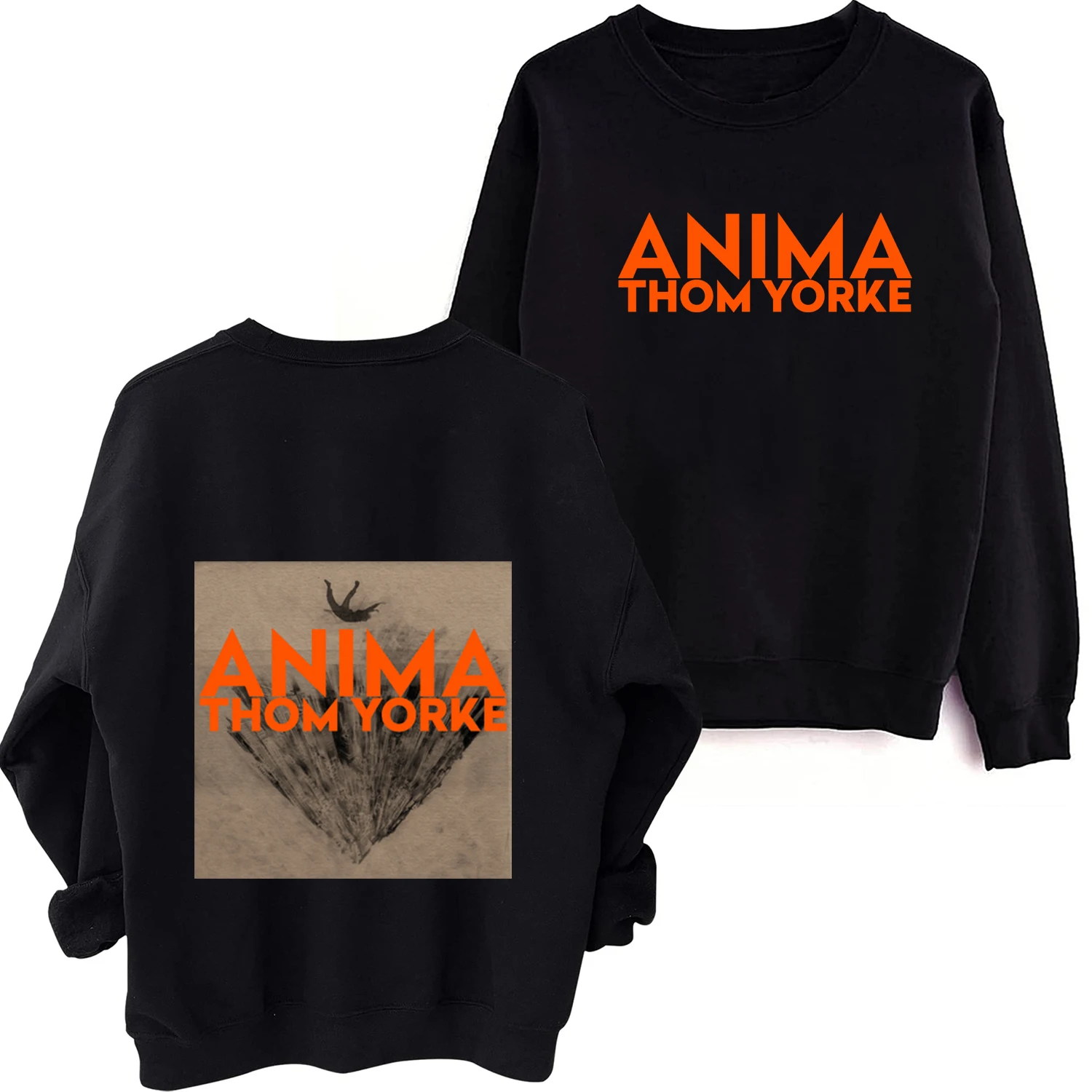 

Thom Yorke Anima 2024 O-Neck Long Sleeve Spring and Autumn Men Clothing Hoodies Women Printing Regular