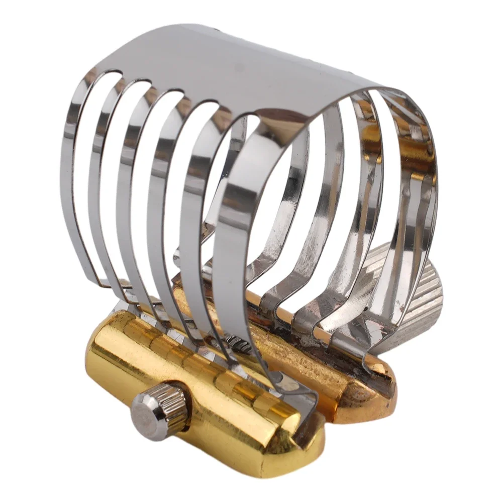 

Metal Adjustable Saxophone Ligature Clip For Alto Tenor Soprano Sax Mouthpiece Replacement Musical Instruments Accessories