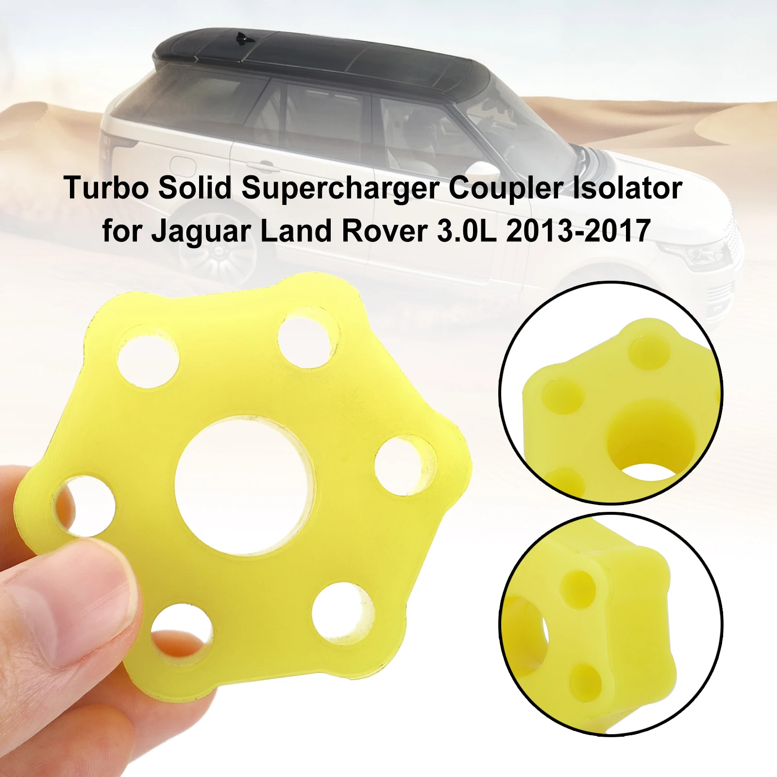 Artudatech Turbo Solid Supercharger Coupler Isolator for Jaguar Land Rover 3.0L 2013-2017 Car Accessories