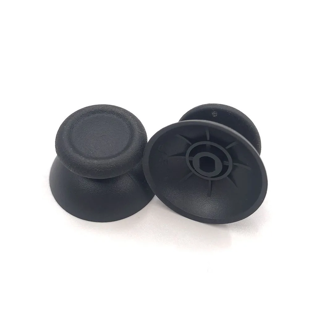 30 قطعة باللون الأسود والرمادي لجهاز بلاي ستيشن 4 PS4 Pro غطاء عصا التحكم المطاطية النحيفة لـ Dualshock 4