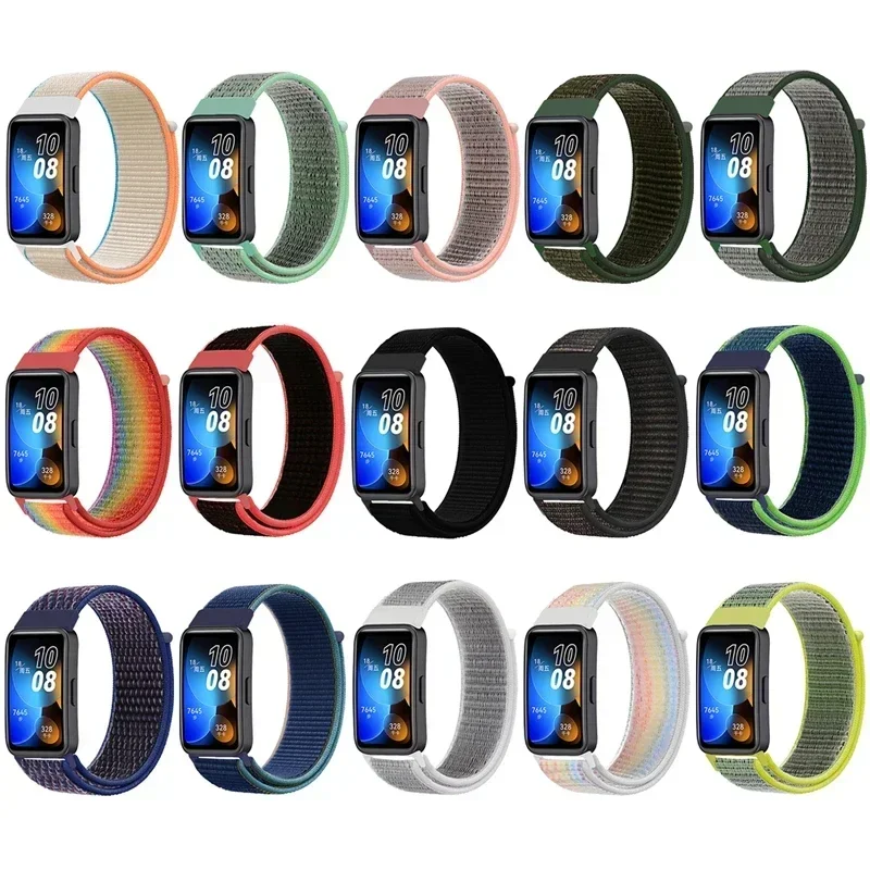 Sports Nylon Strap For Huawei Band 10 9 8 7 Comfortable Breathable Bracelet Wristband Huawei Band 8 9 10 Adjustable Accessories