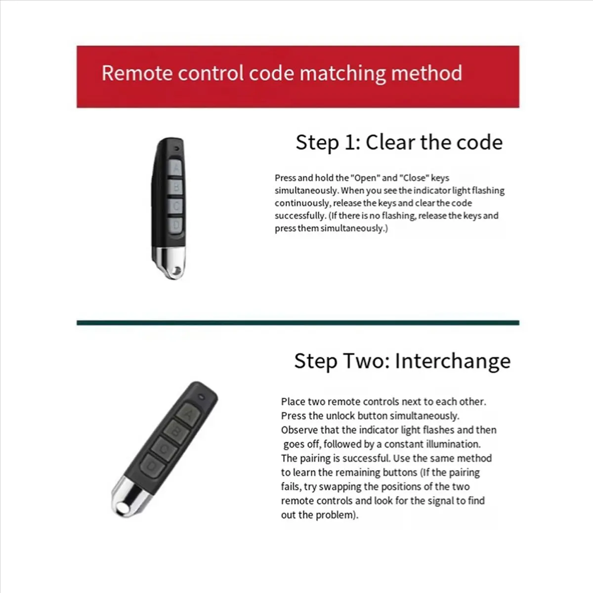 B48A 3X 433Mhz RF التحكم عن بعد المدمجة اللاسلكية الناسخ لأبواب المرآب أنظمة البوابات التوافق العالمي أ