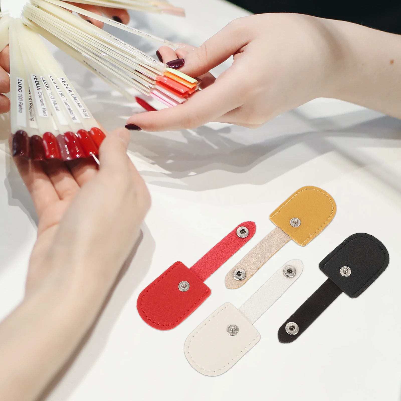4 قطعة مقص أظافر يغطي بولي Material المواد حامل وقائي ل مقص مانيكير كيس التخزين حقيبة باديكير أداة مقص حامل حقيبة