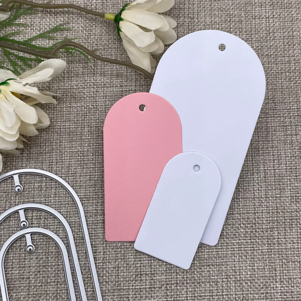 Semicircle label tag Metal Cutting Dies Stencils For DIY Scrapbooking Decorative Embossing Handcraft Die Cutting Template