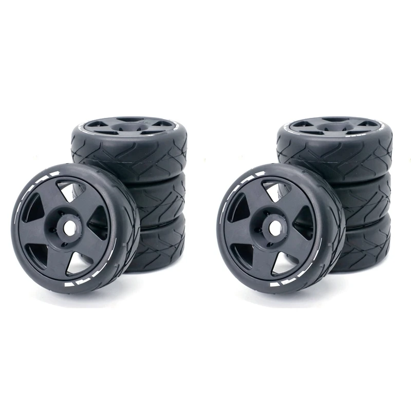 

2Set 103Mm 1/8 Scale RC Off Road Buggy Tires Wheel 17Mm Hex For ARRMA Redcat Team Losi Kyosho VRX HPI WR8 HSP Hobao